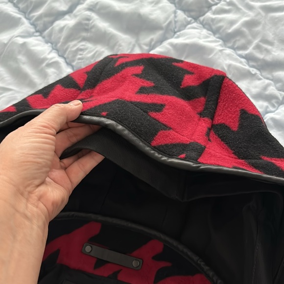 Coach Leather-Trimmed Hooded Coat. - Picture 15 of 16